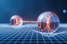 Front view of Q AI Rank Quantum Art